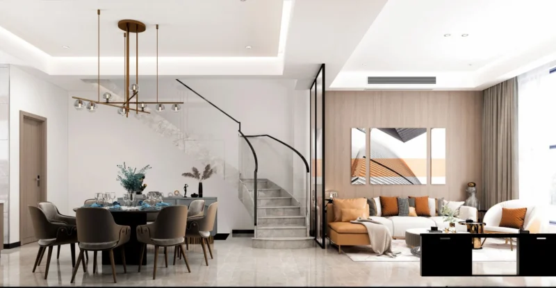 80年代の住宅地が蘇る：リノベーションの魔法が実る、開放的な新しい住まい